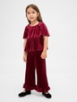 Baby & Toddler Velour Ruffle Outfit Set