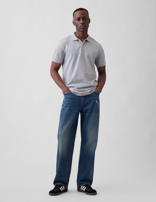 Gap Logo Pique Polo Shirt