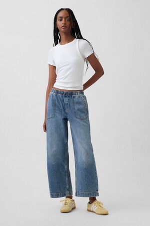 Low Rise '90s Loose Easy Crop Jeans