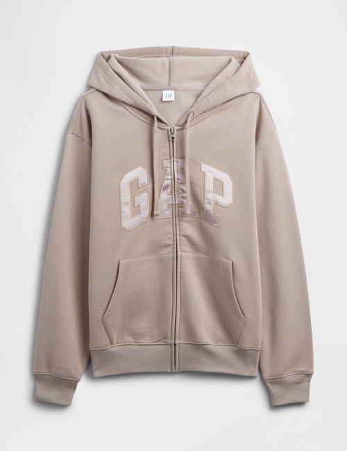 Relaxed Gap Logo Zip Hoodie