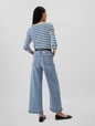 High Rise Wide-Leg Crop Jeans
