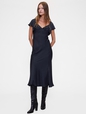GapStudio Satin Midi Dress