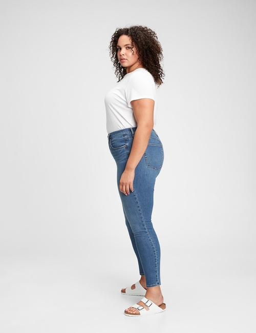 High Rise True Skinny Jeans