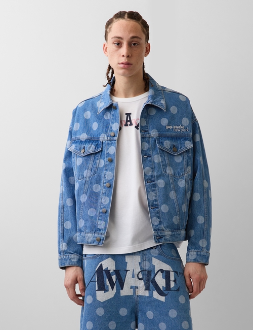 Gap × Awake NY Oversized Dotted Icon Denim Jacket