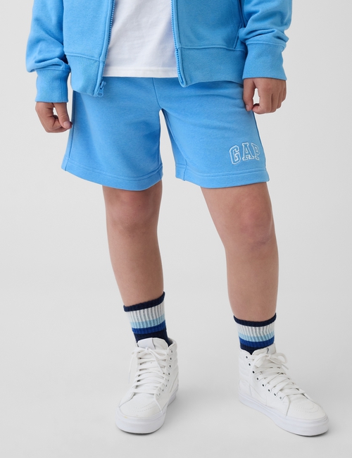 Kids Relaxed Gap Logo French Terry Pull-On Shorts