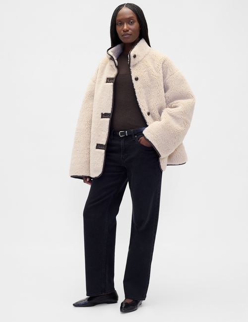 High-Neck Sheer Sweater