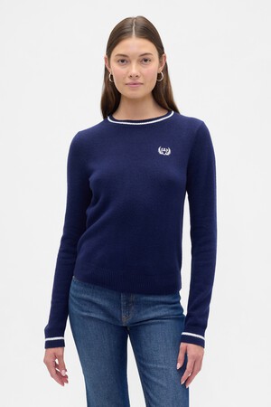 CashSoft Varsity Sweater
