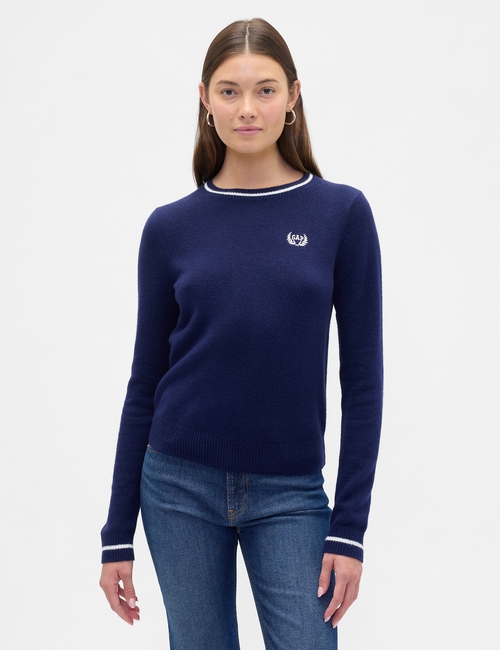 CashSoft Varsity Sweater