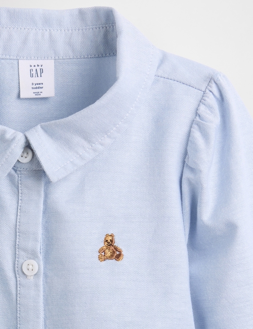 Baby & Toddler Tiered Oxford Shirtdress