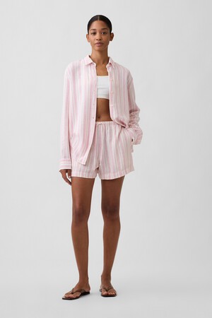 V-LINEN 4IN EASY SHORT