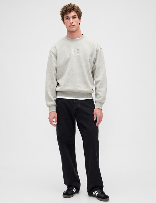 VintageSoft Oversized Logo Sweatshirt