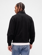 Heavyweight Oversized Logo Half-Zip Pullover