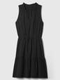 Sleeveless Splitneck Mini Dress