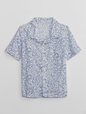 V-SS WOVEN TOP