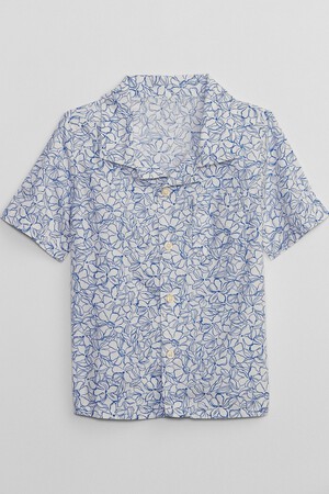 V-SS WOVEN TOP