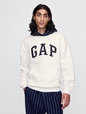 Vintage Soft Striped Logo Hoodie