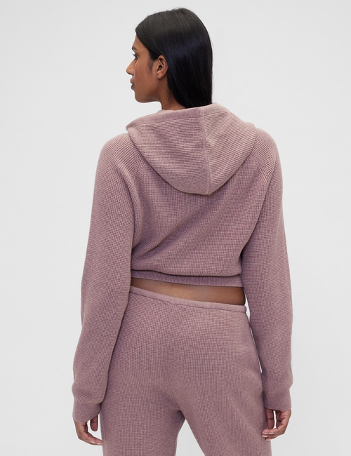 Gap × Summer Fridays CashSoft Waffle Crop Hoodie