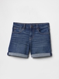 Kids Denim Midi Shorts