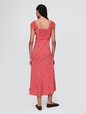 Crepe Sweetheart Maxi Dress