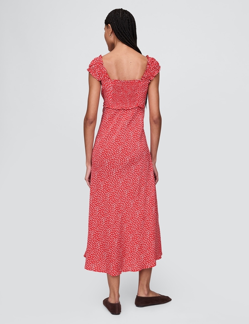 Crepe Sweetheart Maxi Dress