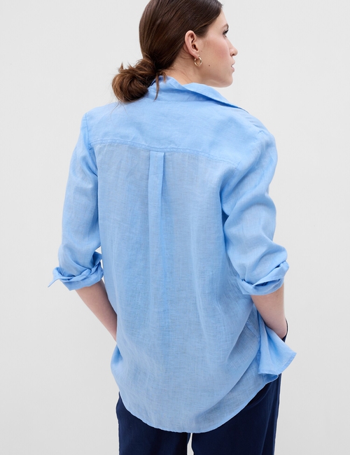 Linen Boyfriend Shirt