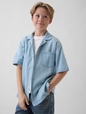 Kids Denim Relaxed Shirt