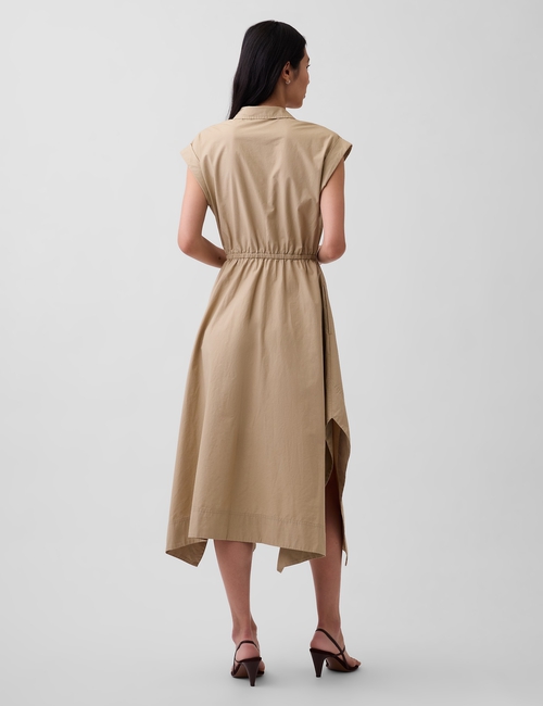 Poplin Handkerchief Shirtdress