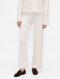 CashSoft Cable-Knit Sweater Pants
