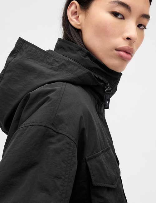 Gap × Sandy Liang Lace-Trim Cinched Jacket