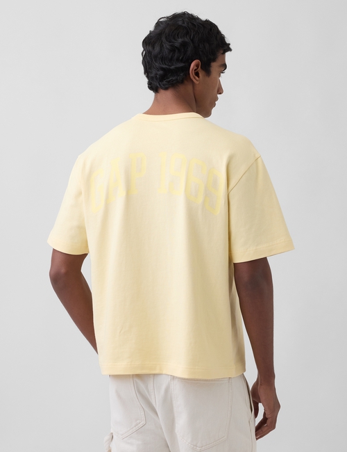 Heavyweight Relaxed 1969 Logo Crop T-shirt