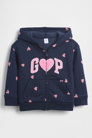 babyGap Relaxed Logo Zip Hoodie