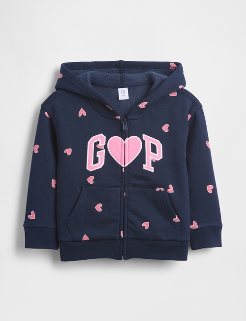 babyGap Relaxed Logo Zip Hoodie