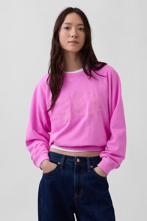 French Terry Raglan Logo Sweatshirt