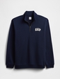 Relaxed Gap Logo Quarter-Zip Sweatshirt