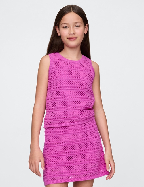 Kids Crochet Shell Tank Top