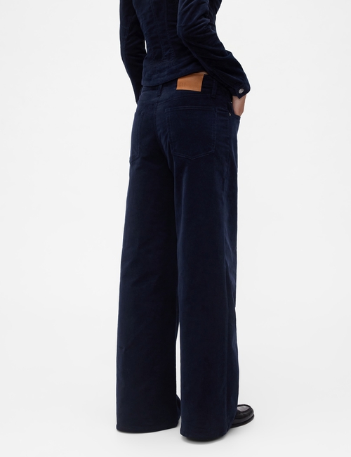 GAP STUDIO LOW RISE WIDE LEG CORD 5 PKT