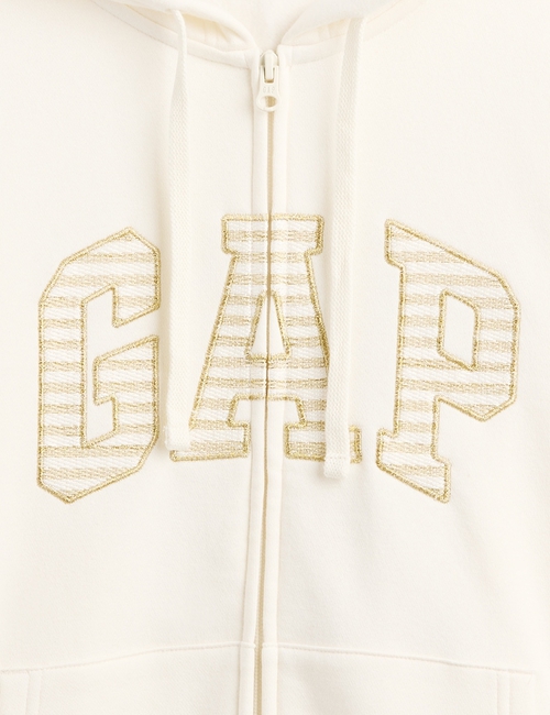Relaxed Gap Logo Zip Hoodie