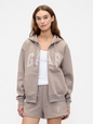 Relaxed Gap Logo Zip Hoodie
