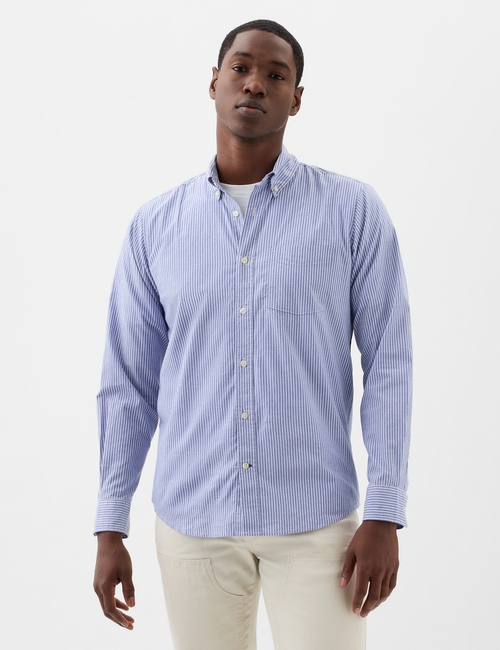 Stretch Poplin Shirt in Standard Fit