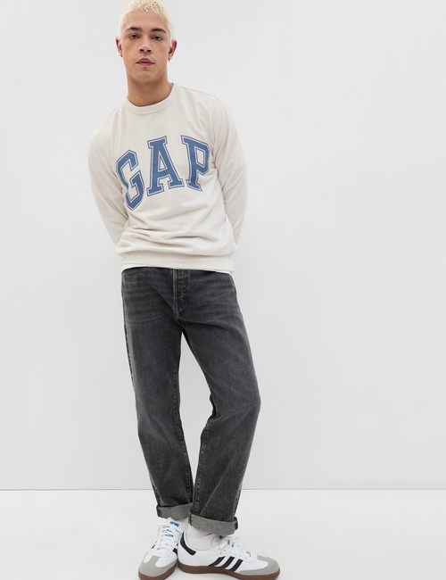 Gap logo crew neck sweatshirt