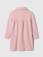 LS HRT PKT ZIP FLC DRESS