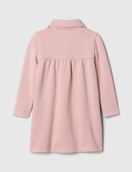 LS HRT PKT ZIP FLC DRESS