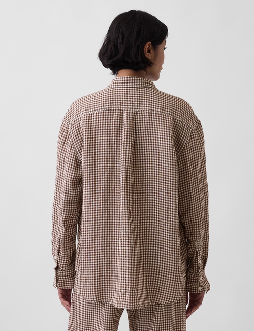 100% Linen Oversized Shirt