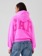 VintageSoft Arch Logo Cropped Hoodie