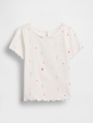 Baby & Toddler Embroidered Ice Cream Rib T-Shirt