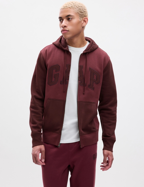 Gap Logo Colorblock Zip Hoodie