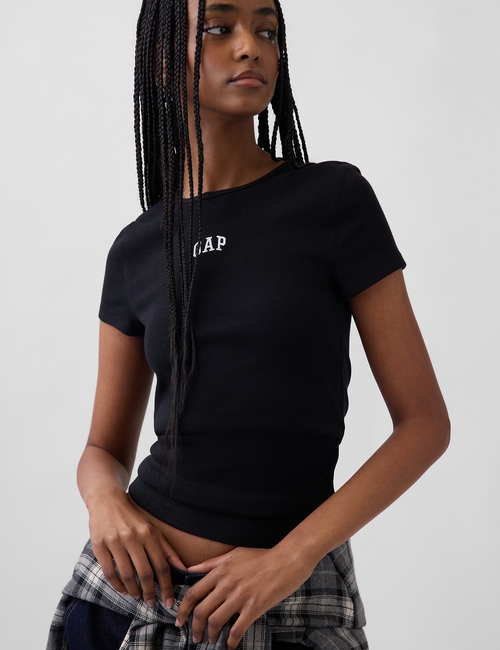 Modern Rib Gap Logo T-Shirt