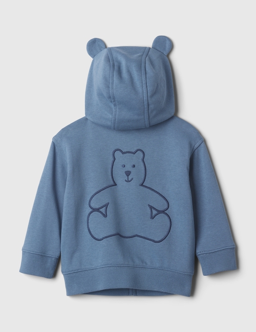 Baby Brannan Bear Logo Full-Zip Hoodie
