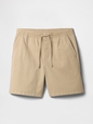 7" Essential Pull-On Khaki Shorts