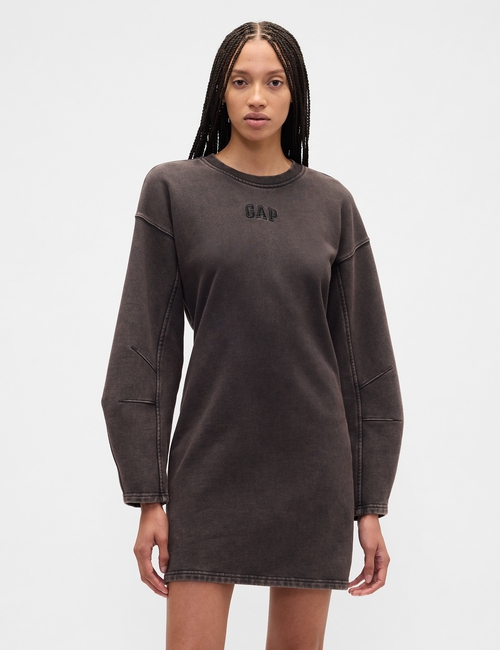 Heavyweight French Terry Logo Sweatshirt Dress